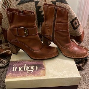Indigo boots by Clark’s.